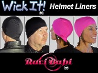 Premium Quality wickIt! Motorcycle Helmet Liners by Raci-Babi