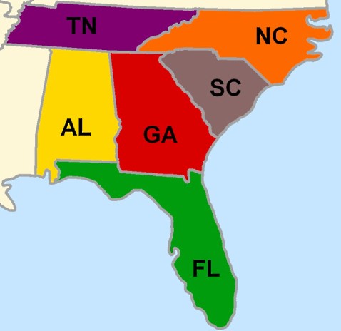 2 Up Touring Southeastern USA Motorcycle Roads